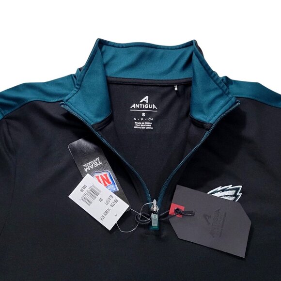 Antigua Philadelphia Eagles Elevation 1/4 Zip Pullover Mens Size Small NFL NEW - Picture 3 of 11